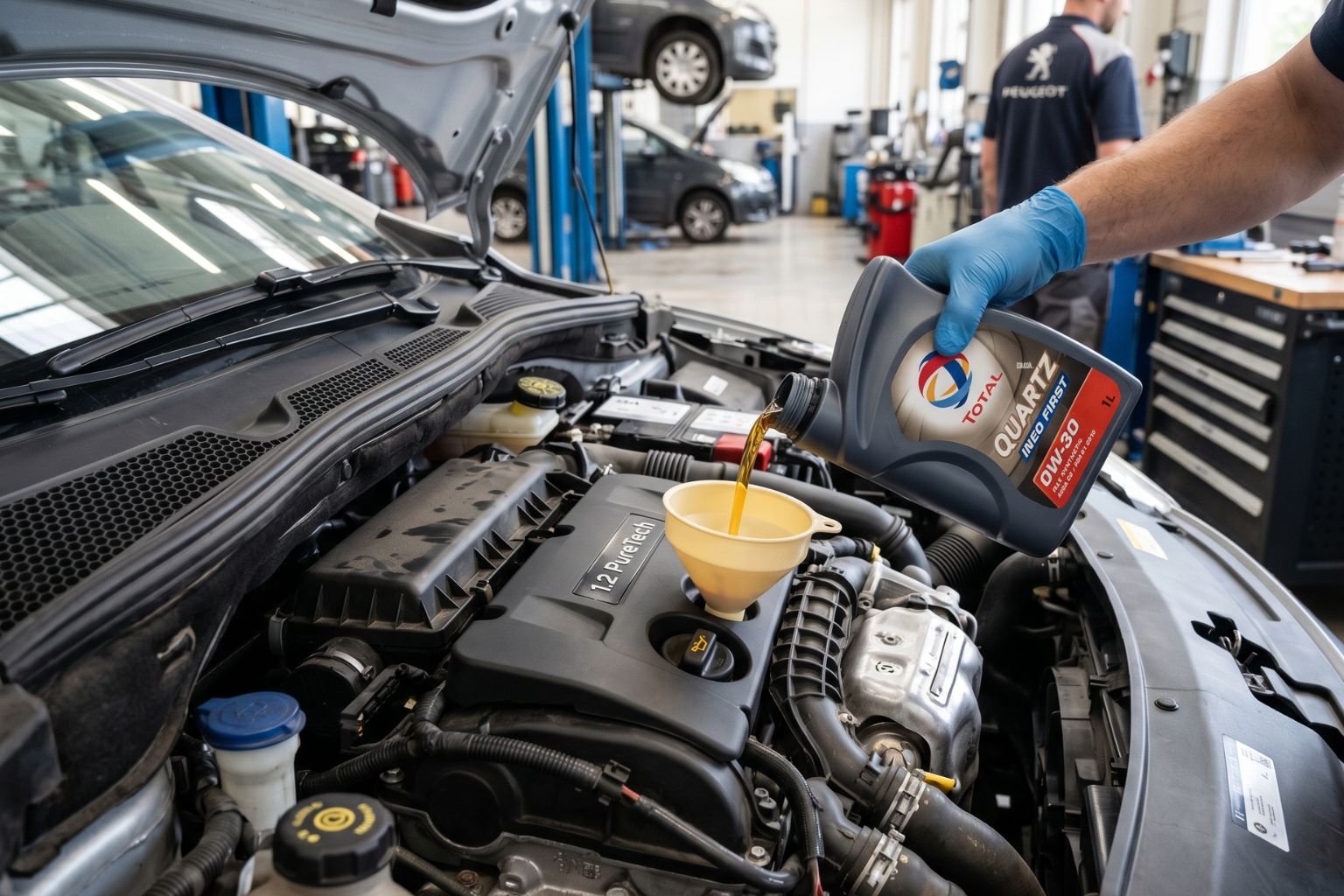 Quelle huile pour moteur 1.2 PureTech 82
