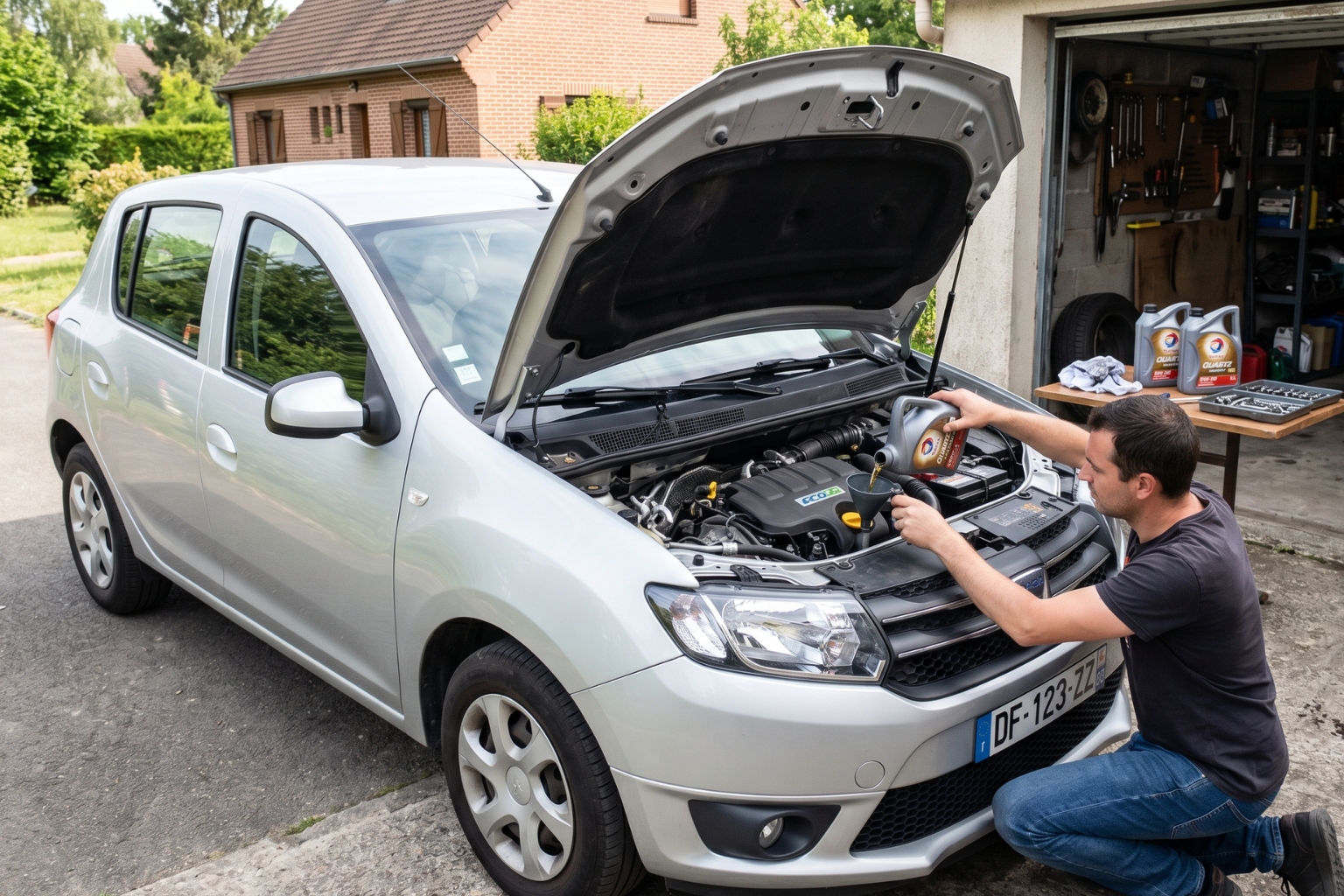quelle huile moteur pour dacia sandero essence et gpl