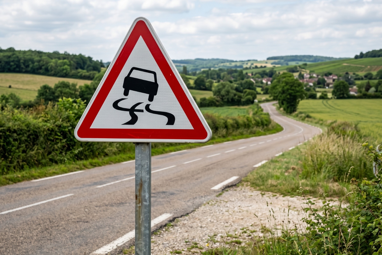 Quelle est la forme des panneaux de danger