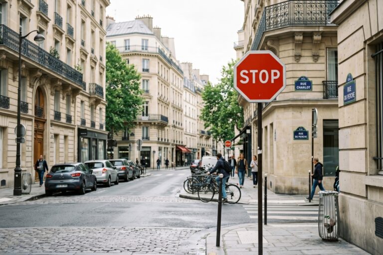 combien ya til de panneau stop a paris