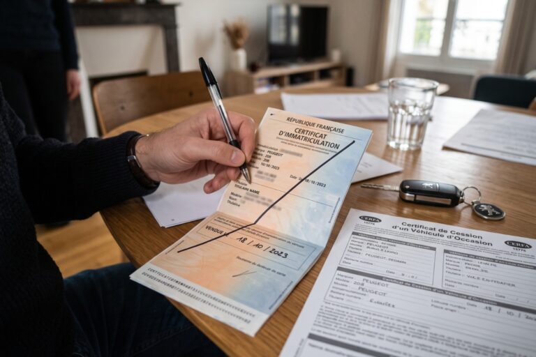 Comment barrer la carte grise quand on vend sa voiture