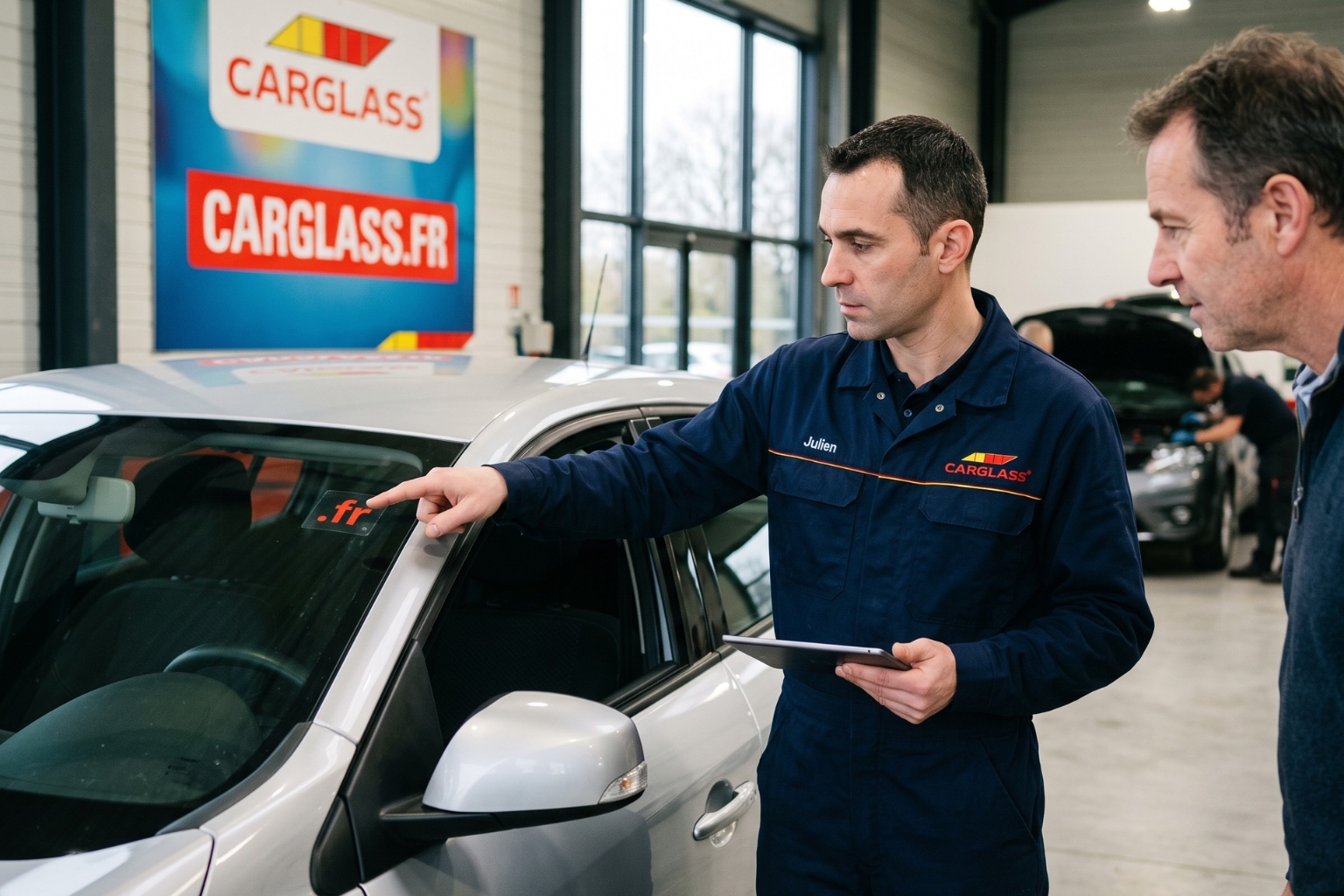 Pourquoi Carglass insiste sur .fr dans ses pubs