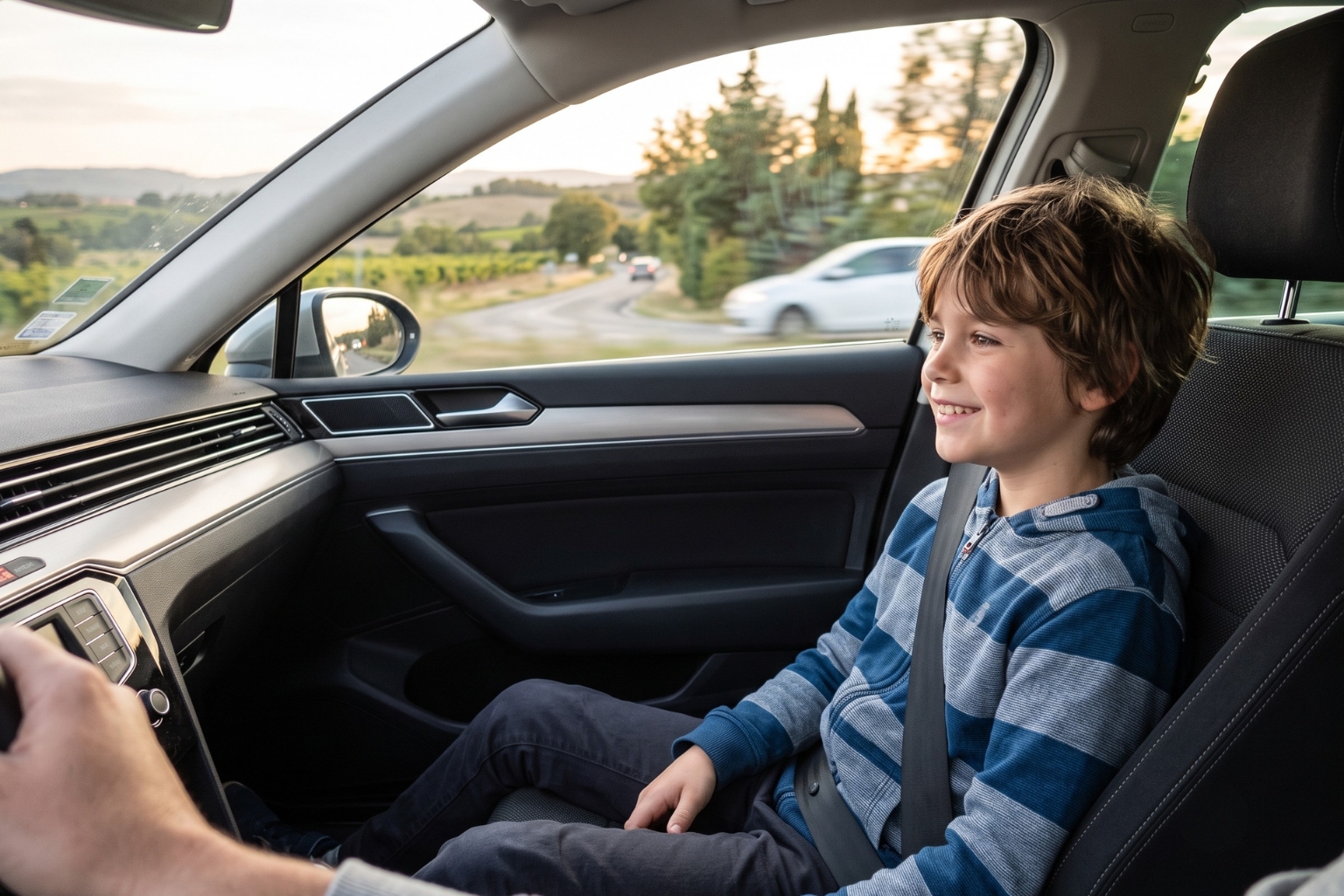 Quand un enfant peut aller devant en voiture
